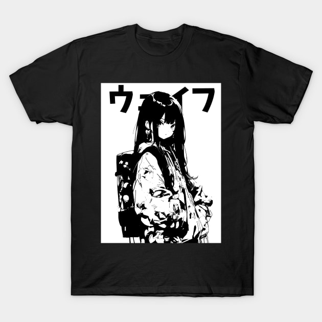 Japanese Anime Streetwear Cute Kawaii Girl T-Shirt by Neon Bang Bang